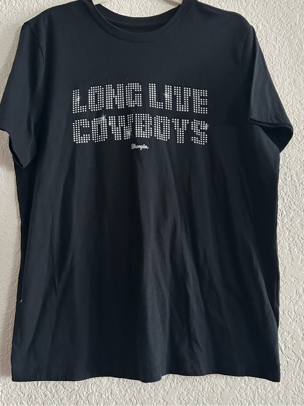 Wrangler Black Short-Sleeve 'Long Live Cowboys' Graphic Tee Size L